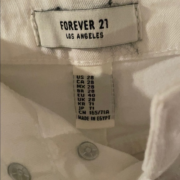 White Jean shorts - Picture 3 of 5